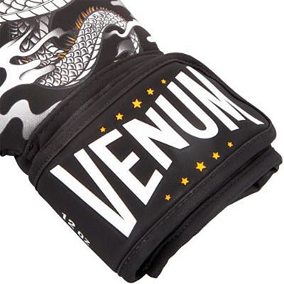 Venum Dragons Flight Boxing Gloves Schwarz-weiß