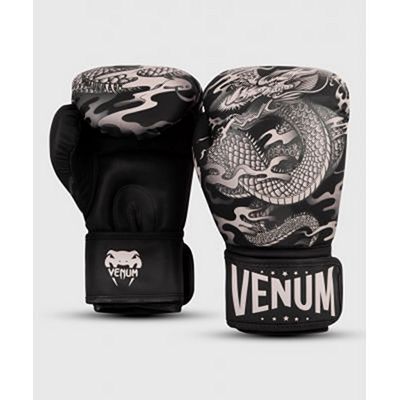 Venum Dragon's Flight Boxing Gloves Sand Preto