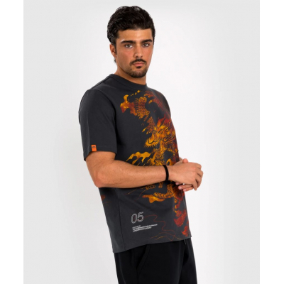 Venum Dragons Flight Mens T-Shirt Schwarz-Rot