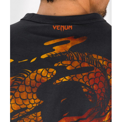 Venum Dragons Flight Mens T-Shirt Schwarz-Rot