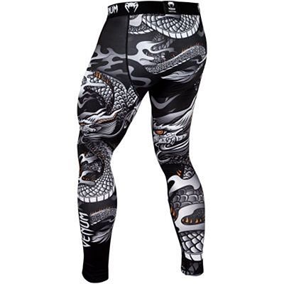 Venum Dragons Flight Spats Schwarz-weiß