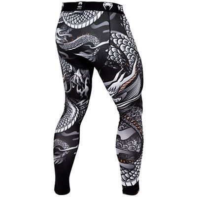 Venum Dragons Flight Spats Schwarz-weiß