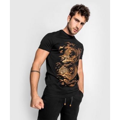 Venum Dragons Flight T-Shirt Preto-Dourado