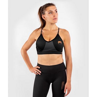 Venum Dune 2.0 Sport Bra For Women Bronze Svart