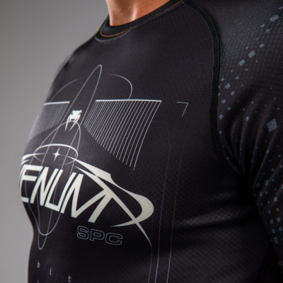 Venum Eclipse SS Rashguard Black-White