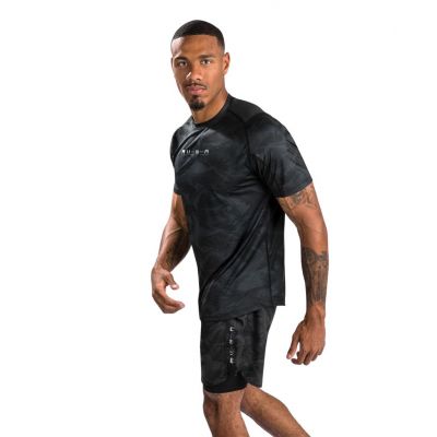 Venum Electron 3.0 Dry Tech T- Shirt  Short Sleeves Fekete