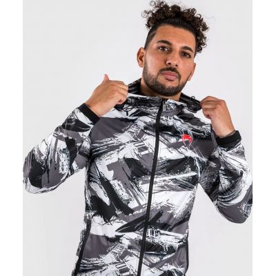 Venum Electron 3.0 Hoodie Gris-Rojo