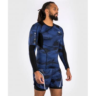 Venum Electron 3.0 Long Sleeve Rashguard Azul