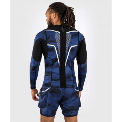 Venum Electron 3.0 Long Sleeve Rashguard Bleu