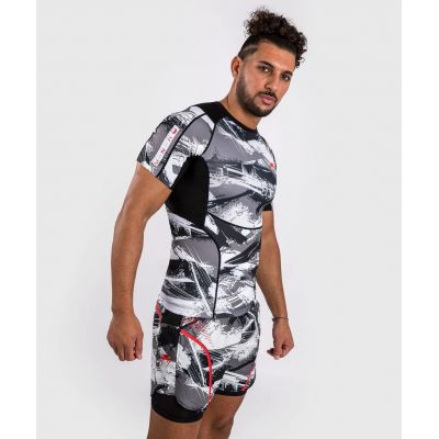 Venum Electron 3.0 Short Sleeve Rashguard Grey