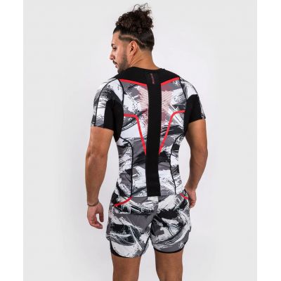 Venum Electron 3.0 Short Sleeve Rashguard Gris