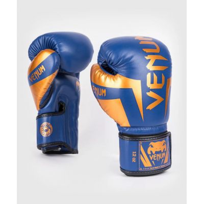 Venum Elite Boxing Gloves Blue-Gold