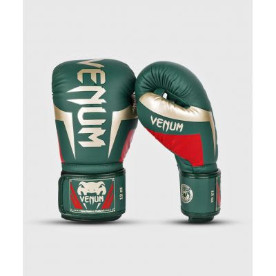 Venum Elite Boxing Gloves Verde-Rojo