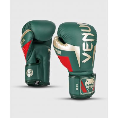 Venum Elite Boxing Gloves Vert-Rouge