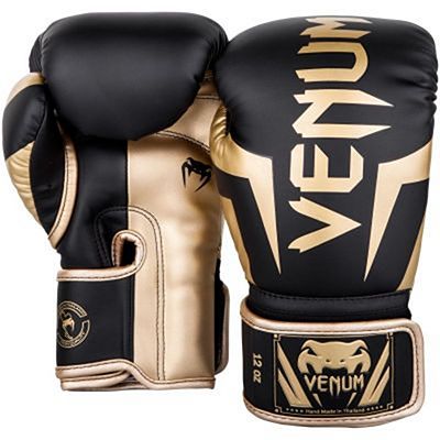 Venum Elite Boxing Gloves Schwarz-Gold