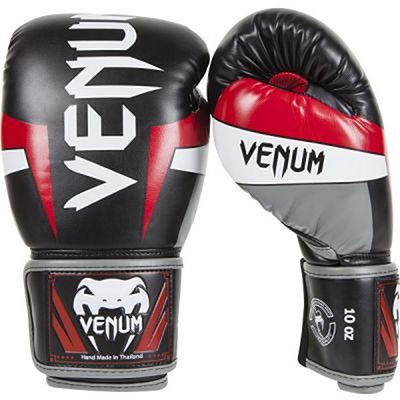 Venum Elite Boxing Gloves Nero-Rosso