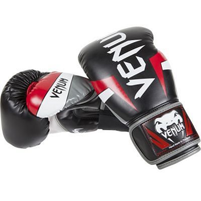 Venum Elite Boxing Gloves Preto-Vermelho