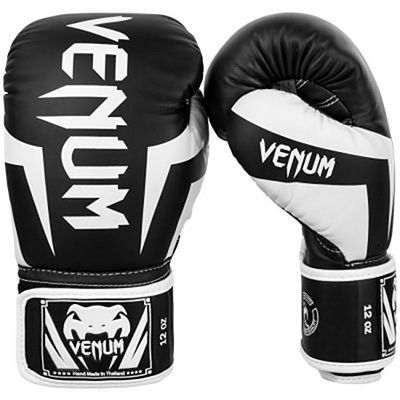 Venum Elite Boxing Gloves Schwarz-weiß