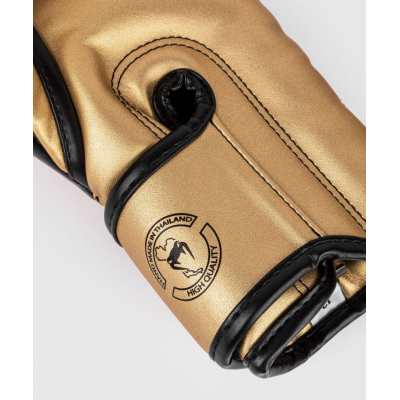 Venum Elite Boxing Gloves Gold-Svart
