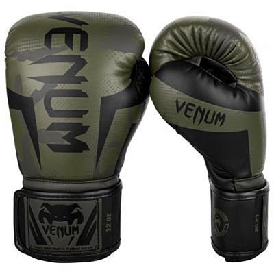 Venum Guantes Boxeo Elite Verde-Camo