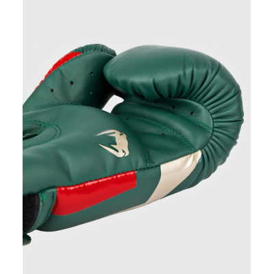 Venum Elite Boxing Gloves Vert-Rouge