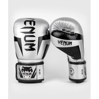Venum Elite Boxing Gloves Grau-Schwarz