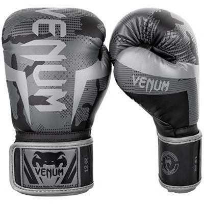 Venum Elite Boxing Gloves Gris-Camo