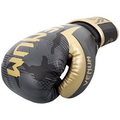 Venum Elite Boxing Gloves Szürke-Arany