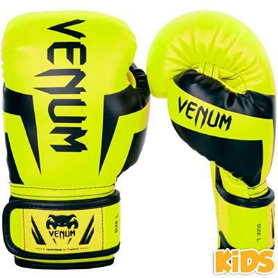 Venum Elite Boxing Gloves Kids Sárga