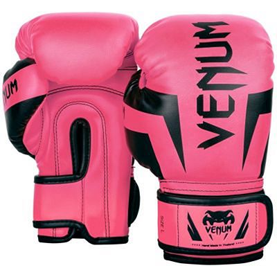 Venum Elite Boxing Gloves Kids Pink