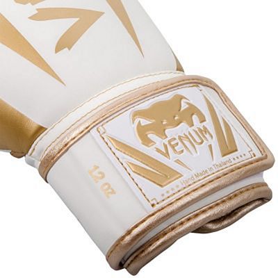 Venum Elite Boxing Gloves White-Gold