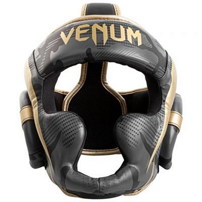 Venum Elite Boxing Helmet Cinza-Dourado