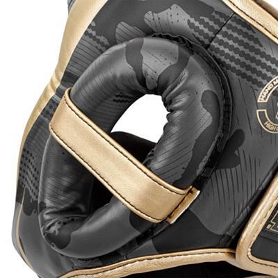 Venum Casco Boxeo Elite Gris-Oro