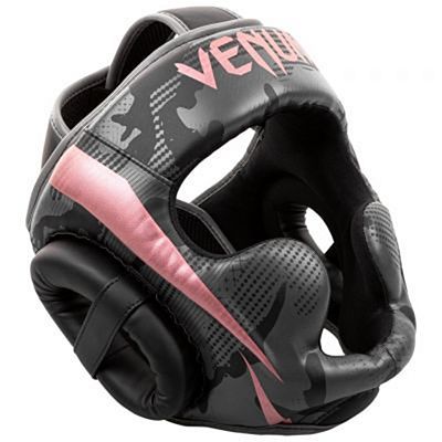 Venum Elite Boxing Helmet Grigio-Rosa