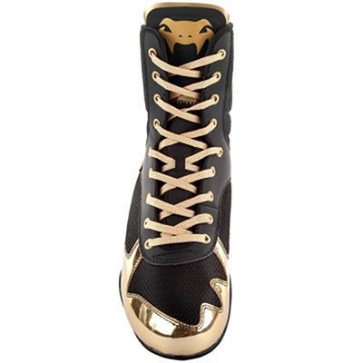 Venum Botas Boxeo Elite I Preto-Dourado