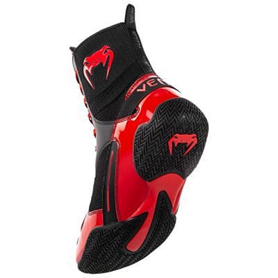 Venum Elite Boxing Shoes Nero-Rosso