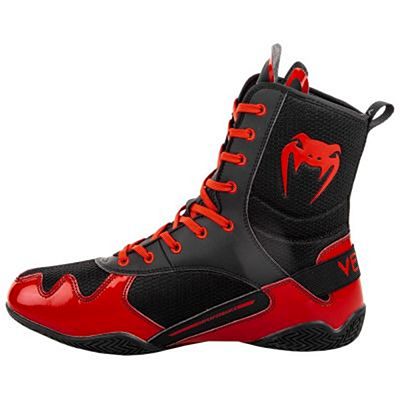 Venum Elite Boxing Shoes Preto-Vermelho