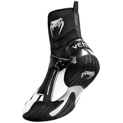 Venum Botas Boxeo Elite Negro-Plata