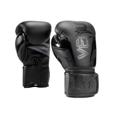 Venum Elite Evo Boxing Gloves Black-Black