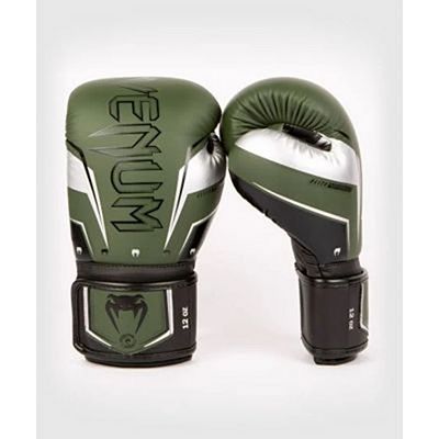 Venum Elite Evo Boxing Gloves Grün-Silber