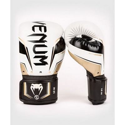 Venum Elite Evo Boxing Gloves Bianco-Oro