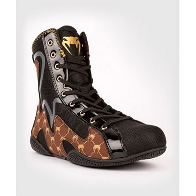 Venum Elite Evo Boxing Shoes Nero-Marrone