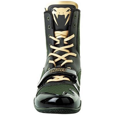 Venum Elite Evo Linares Edition Boxing Shoes Verde-Dourado