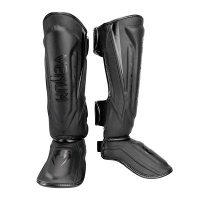 Venum Elite Evo Shin Guards Fekete-Fekete