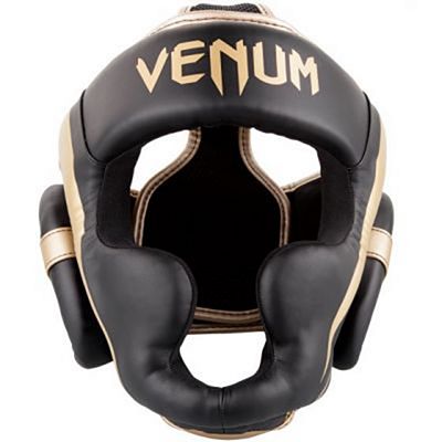 Venum Elite Headgear Nero-Oro