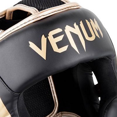 Venum Elite Headgear Nero-Oro