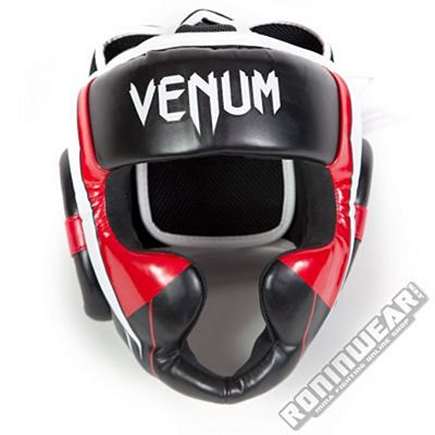 Venum Elite Headgear Preto-Vermelho