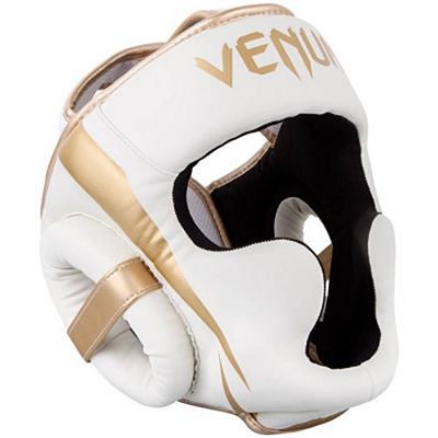 Venum Elite Headgear Fehèr-Arany