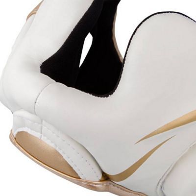 Venum Elite Headgear White-Gold