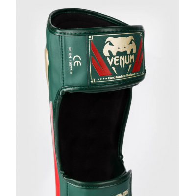 Venum Elite Shin Guards Verde